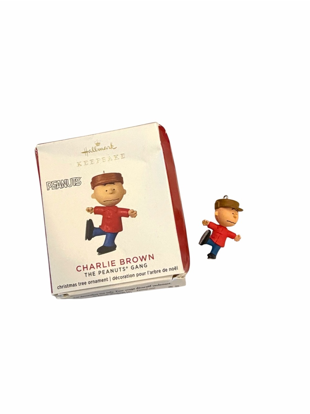 Hallmark 2020 Keepsake Mini Miniature Ornament Charlie Brown Skating Peanuts